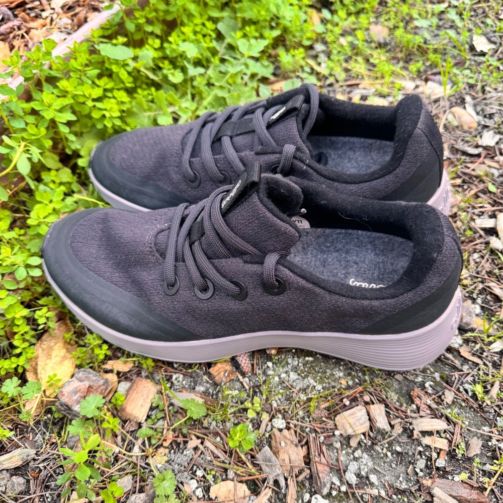 NWOT Allbirds Women WRPW11 Natural Black Wool Runners N Lace Up Sneakers Size 11
